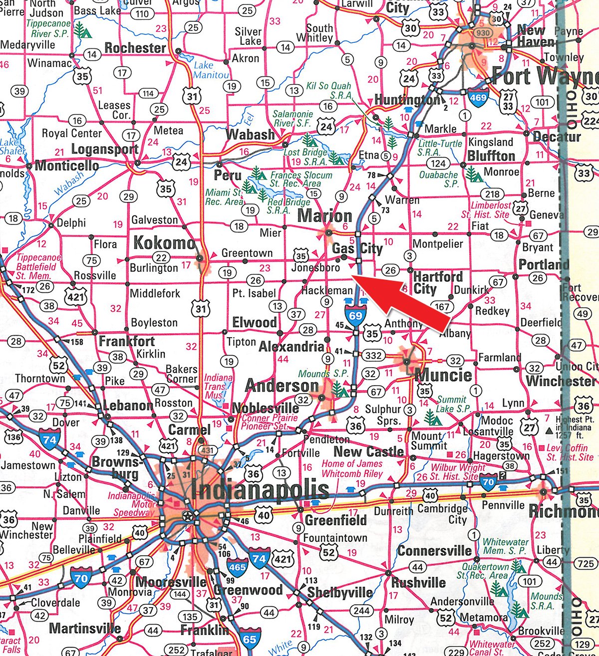 Area map - LAND AUCTION, 83.18+/- Acres offered in 2 Tracts